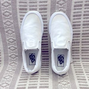 vans white size 7